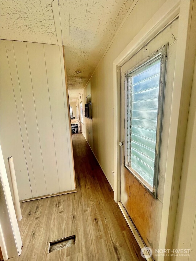 101 5th St, Starbuck, WA 99359 - hallway featuring wood finished floors