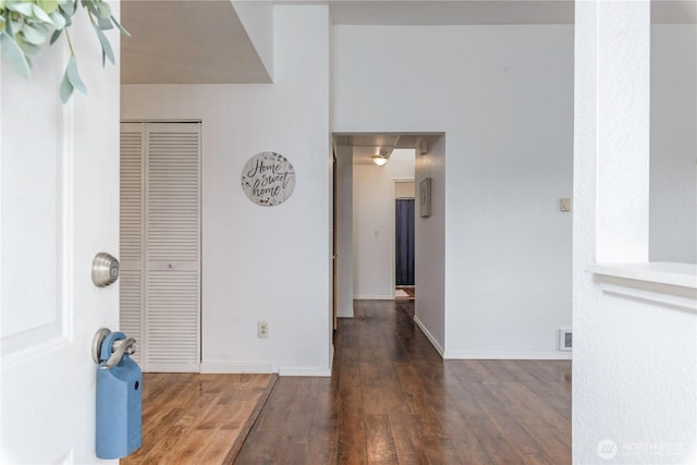 727 Salzburg Ln SE, Olympia, WA 98513 - entryway with hardwood / wood-style flooring and baseboards