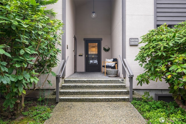view of entrance to property