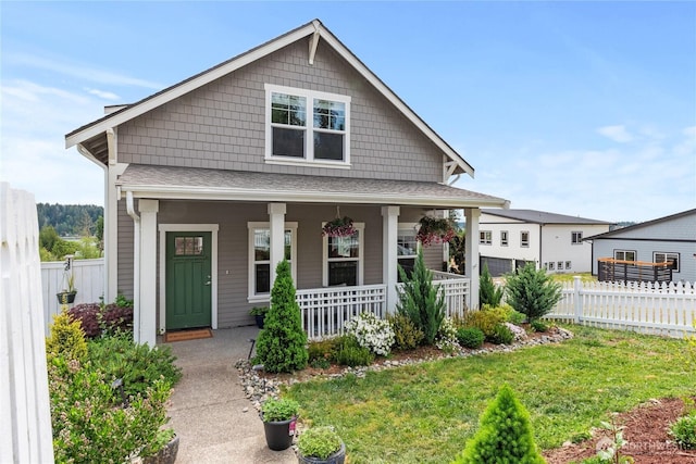 210 E Cedarland Ln, Allyn, WA 98524 - view of front of property with a porch