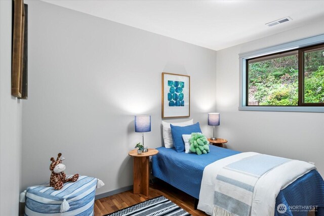 7517 Olympic View Dr, Edmonds, WA 98026 - bedroom featuring wood finished floors