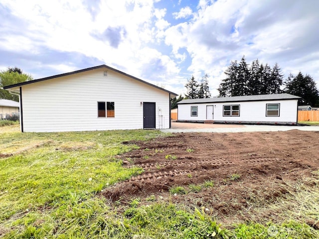 view of rear view of property