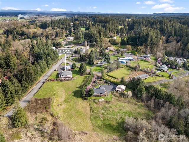 247 Devereese Rd, Chehalis, WA 98532 - aerial view of property and surrounding area with a forest and nearby suburban area