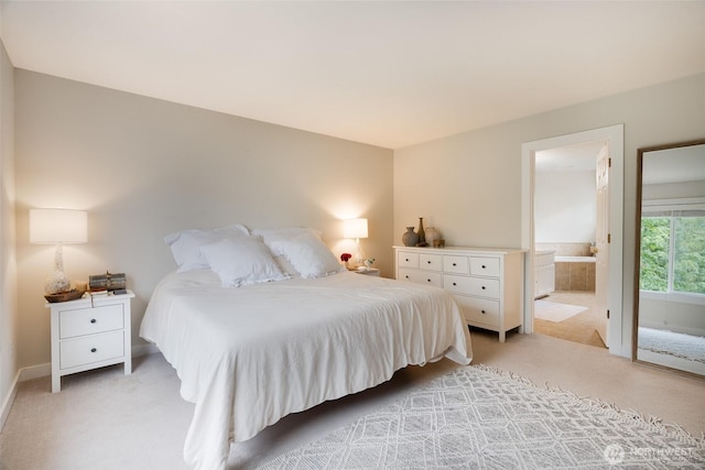 1075 SW 12th St, North Bend, WA 98045 - bedroom with light colored carpet and ensuite bathroom
