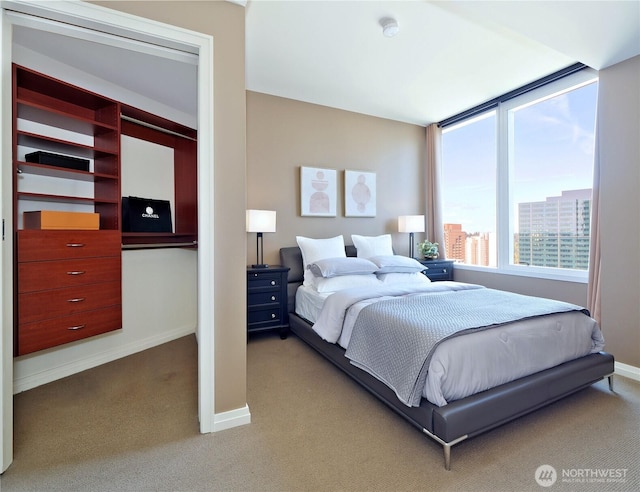 10700 NE 4th St Unit 2710, Bellevue, WA 98004 - carpeted bedroom featuring baseboards