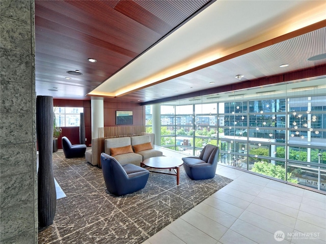 10700 NE 4th St Unit 2710, Bellevue, WA 98004 - building lobby featuring recessed lighting