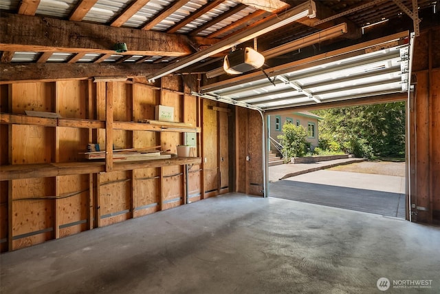 11607 SW Cove Rd, Vashon, WA 98070 - garage with a garage door opener