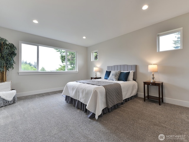 23801 100th Ave SE, Kent, WA 98031 - carpeted bedroom featuring baseboards and recessed lighting
