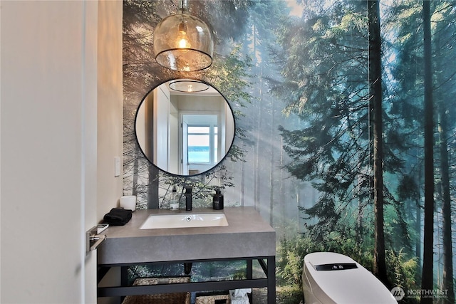 3139 Saratoga Rd, Langley, WA 98260 - bathroom featuring vanity and toilet