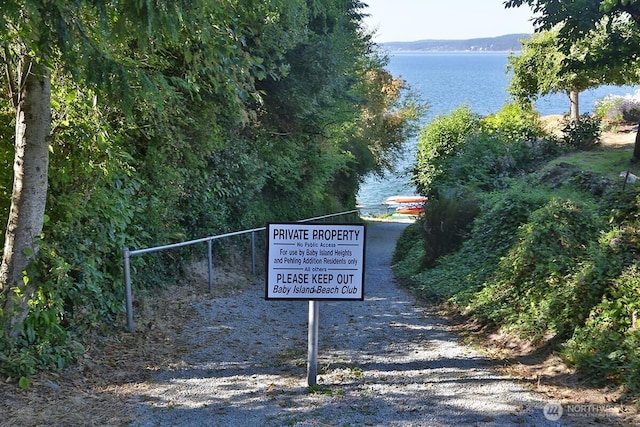 3139 Saratoga Rd, Langley, WA 98260 - view of road with a water view