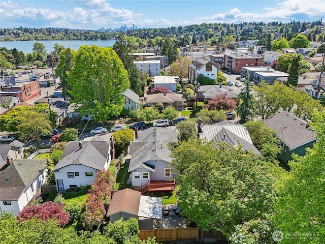 aerial perspective of suburban area