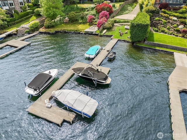 view of dock
