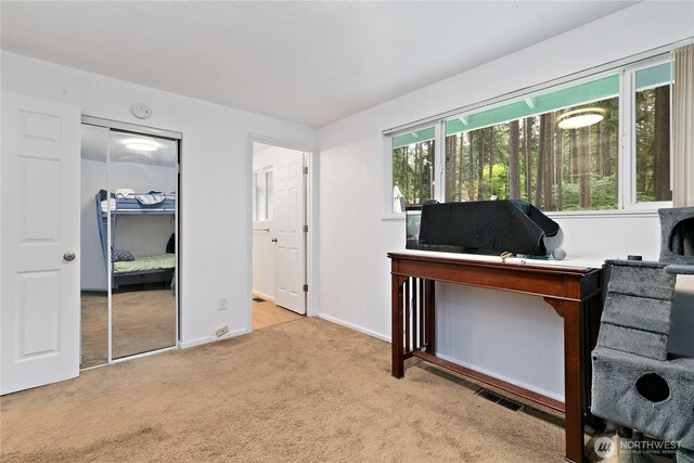 4909 95th Ave W, University Place, WA 98467 - home office featuring carpet and baseboards