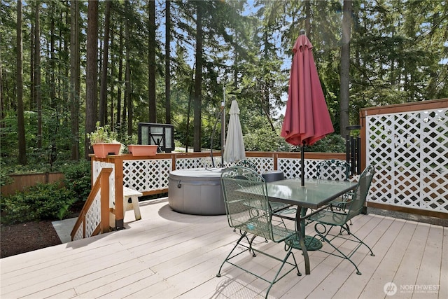 4909 95th Ave W, University Place, WA 98467 - deck with outdoor dining space