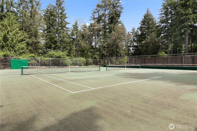 4909 95th Ave W, University Place, WA 98467 - view of tennis court featuring fence and community basketball court