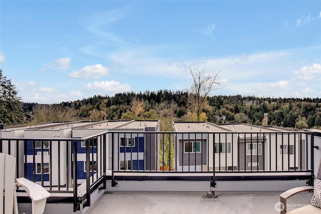 8826 NE 173rd Pl Unit C, Bothell, WA 98011 - balcony with a view of trees