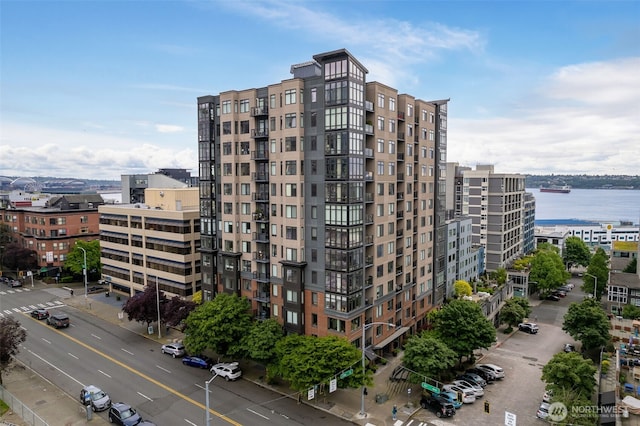 2721 1st Ave Unit 407, Seattle, WA 98121 - view of apartment building / complex featuring a water view