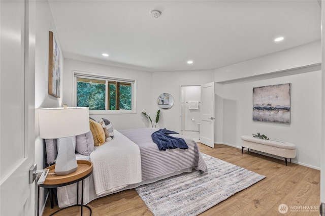 27923 NE 49th St, Redmond, WA 98053 - bedroom with wood finished floors and recessed lighting