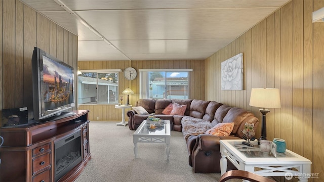 2101 S 324th St Unit 9, Federal Way, WA 98003 - living room with carpet floors and wood walls