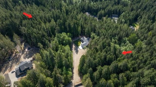 2075 NW Peterson Rd, Poulsbo, WA 98370 - aerial view of property's location featuring a forest