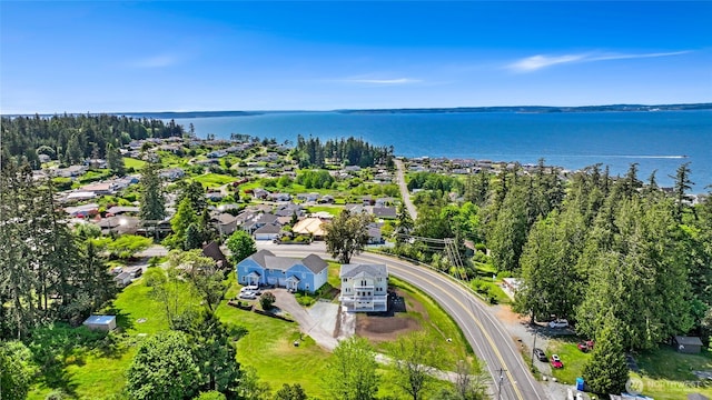 691 N W Camano Dr, Camano Island, WA 98282 - aerial perspective of suburban area with a large body of water