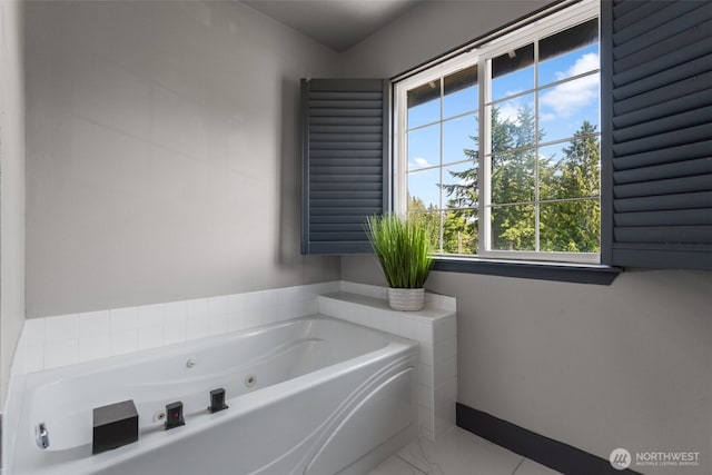 2419 53rd Street Ct NW, Gig Harbor, WA 98335 - full bathroom with a tub with jets and healthy amount of natural light