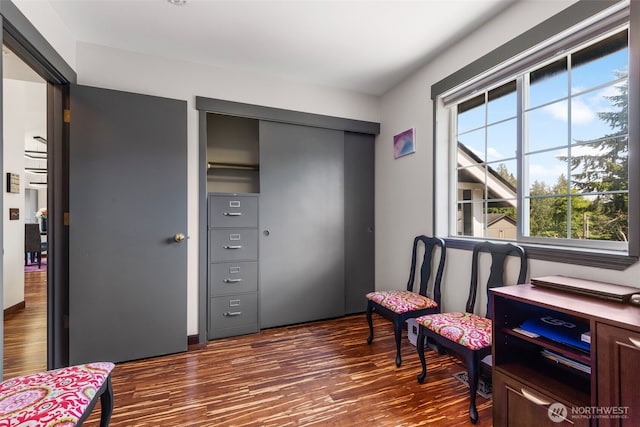 2419 53rd Street Ct NW, Gig Harbor, WA 98335 - sitting room featuring dark wood-type flooring