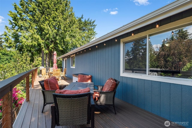 2419 53rd Street Ct NW, Gig Harbor, WA 98335 - deck featuring outdoor dining area