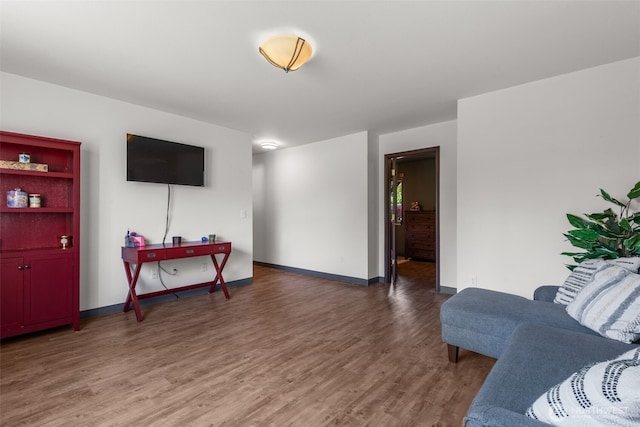 2419 53rd Street Ct NW, Gig Harbor, WA 98335 - living room featuring light wood-style flooring and baseboards