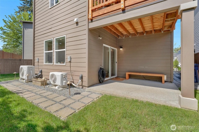 13125 13th Ave W Unit 6, Everett, WA 98204 - back of house with a cooling unit, a patio area, and a balcony