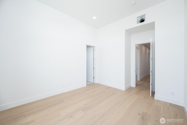 6773 Rd E.2 NE, Moses Lake, WA 98837 - spare room featuring light wood-style floors, baseboards, and a smoke detector