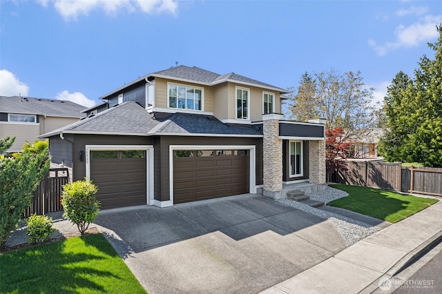 30429 121st Pl SE, Auburn, WA 98092 - view of front of home featuring roof with shingles, driveway, and stone siding