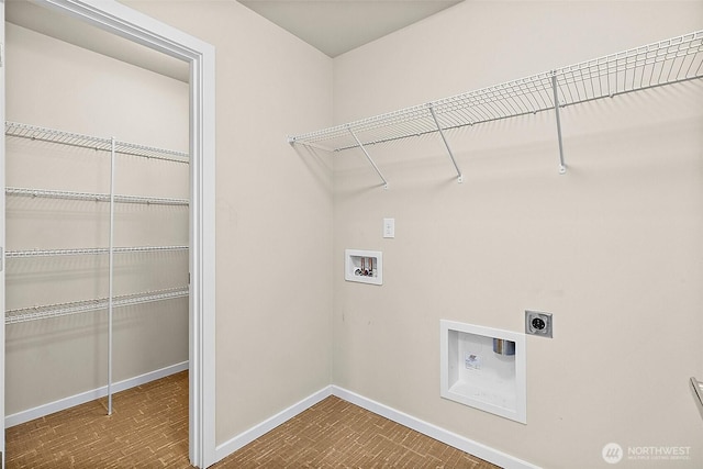 30429 121st Pl SE, Auburn, WA 98092 - laundry room with hookup for a washing machine, electric dryer hookup, and baseboards