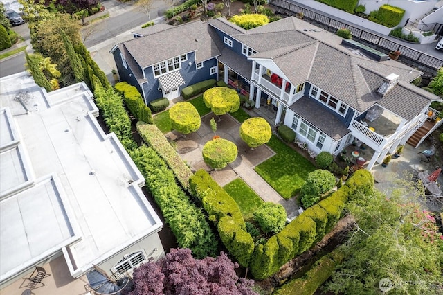 drone / aerial view