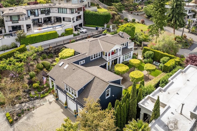 drone / aerial view