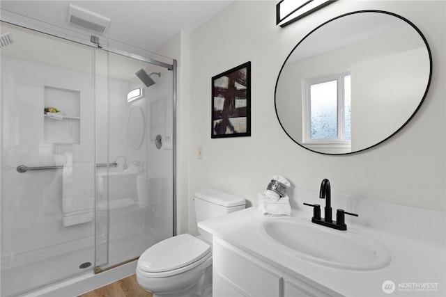 8716 Main St, Edmonds, WA 98026 - full bathroom featuring a stall shower and vanity
