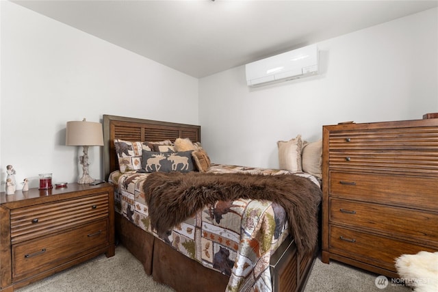 26 Newby Creek Rd, Twisp, WA 98856 - bedroom featuring a wall unit AC and light colored carpet