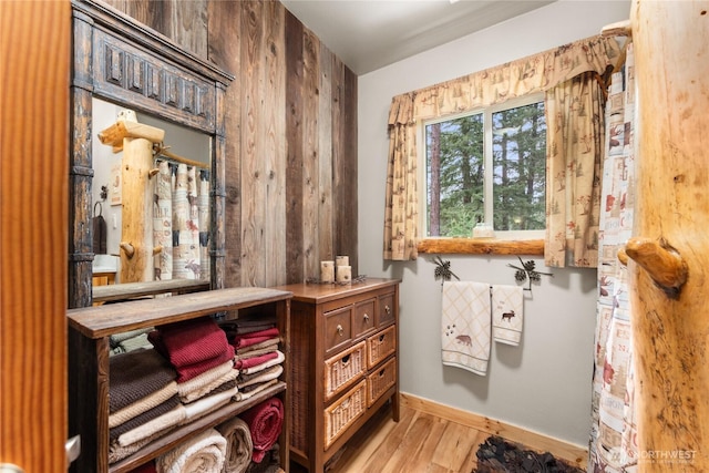 26 Newby Creek Rd, Twisp, WA 98856 - bathroom with wood finished floors and baseboards