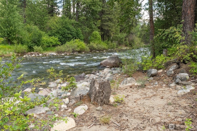 26 Newby Creek Rd, Twisp, WA 98856 - water view with a heavily wooded area