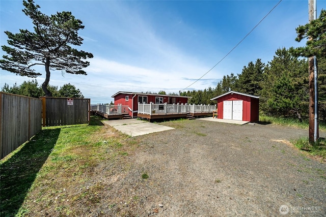1011 231st Ln, Ocean Park, WA 98640 - view of yard with a deck