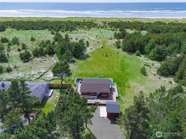 1011 231st Ln, Ocean Park, WA 98640 - bird's eye view of a forest