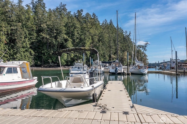 376 Killebrew Lake Rd, Orcas Island, WA 98280 - dock featuring a water view