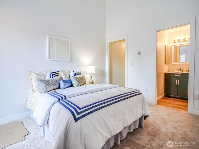 8407 18th Ave W Unit 4-102, Everett, WA 98204 - carpeted bedroom with baseboards and ensuite bathroom