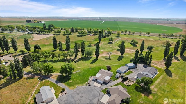 10615 SE Handicap Dr, Warden, WA 98857 - aerial view of property and surrounding area featuring rural landscape