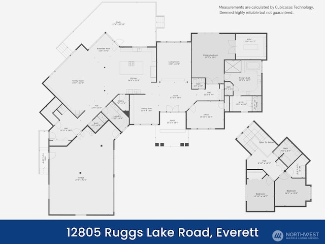 12805 Ruggs Lake Rd, Everett, WA 98208 - property floor plan