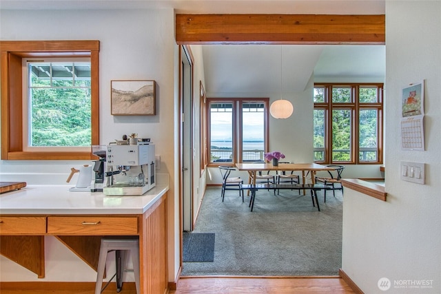 91 Coastline Dr, Orcas Island, WA 98279 - dining area with plenty of natural light and baseboards