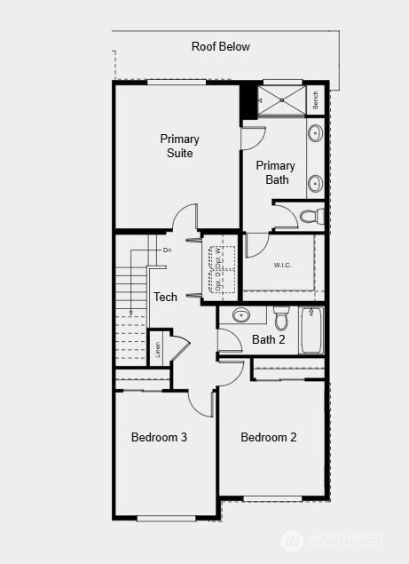 13214 NE 127th Ct Unit B, Kirkland, WA 98034 - floor plan / room layout