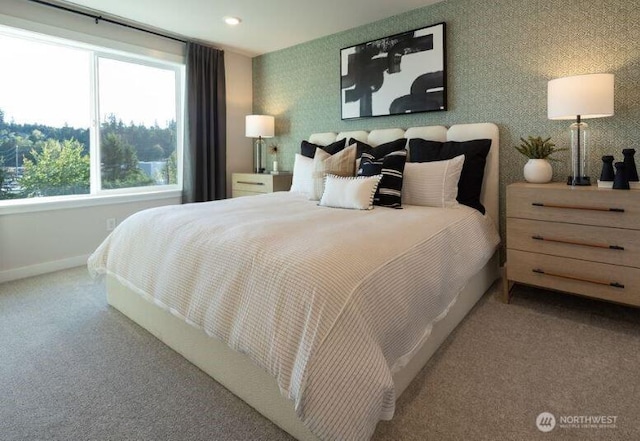 13214 NE 127th Ct Unit B, Kirkland, WA 98034 - carpeted bedroom with multiple windows and baseboards
