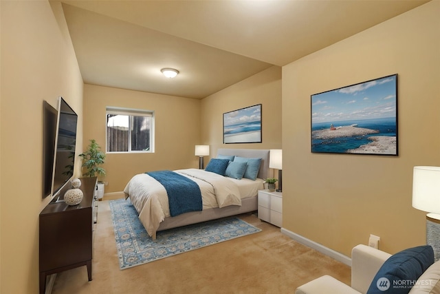 9831 NE 138th Pl, Kirkland, WA 98034 - bedroom featuring light carpet and baseboards
