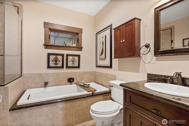 3708 N Madison St, Tacoma, WA 98407 - bathroom with a bath, toilet, and vanity